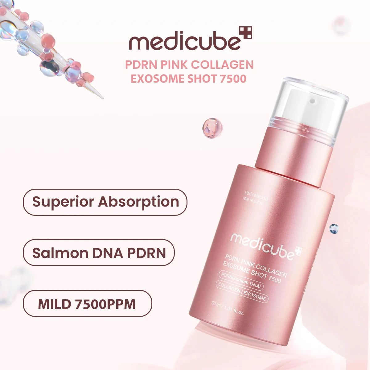 Medicube PDRN Pink Collagen Shot Serum