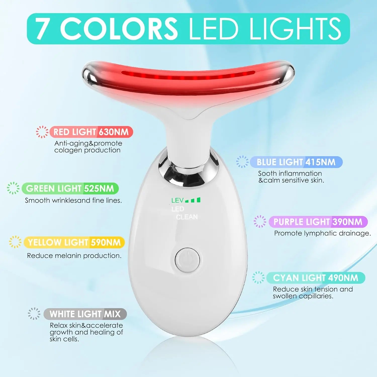LED Face Massage Wand
