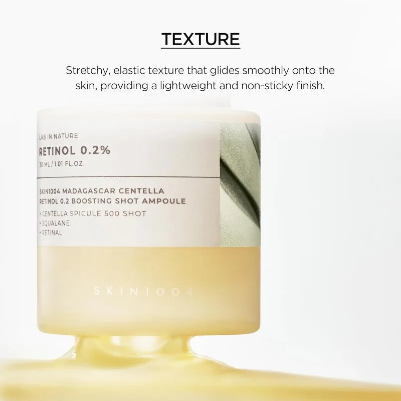 SKIN1004 Centella Retinol 0.2% Ampoule Serum Firming Anti Aging Boost