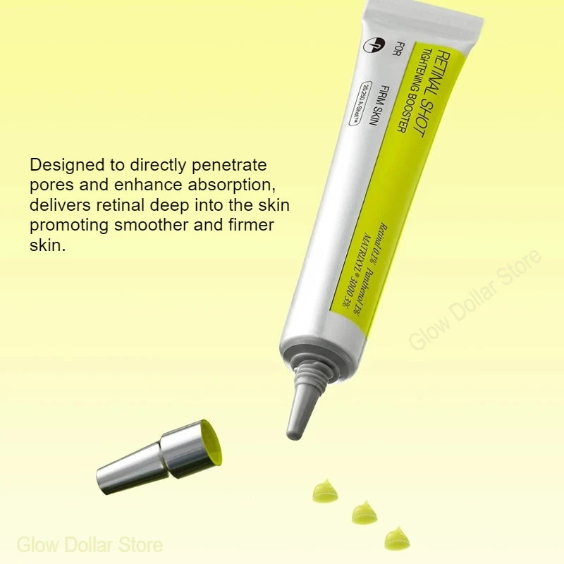 Korean Skincare Retinal Shot Booster Essence Moisturizing and Firming Eye Cream,Face Brightening Retinol Vitamin C Serum 2pcs