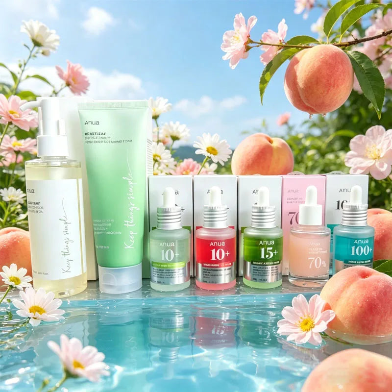 Fashion Hot Skincare Products Peach Nicotinamide Essence Moisturizing 10% Hyaluronic Azelaic Essence Green Pink Facial Skin Care