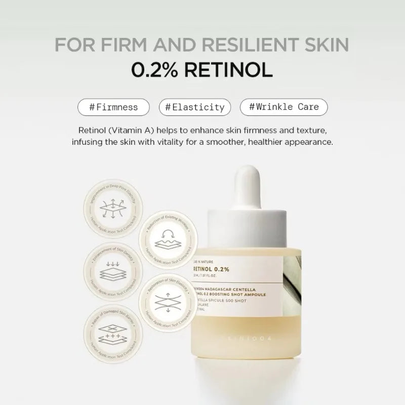 SKIN1004 Centella Retinol 0.2% Ampoule Serum Firming Anti Aging Boost