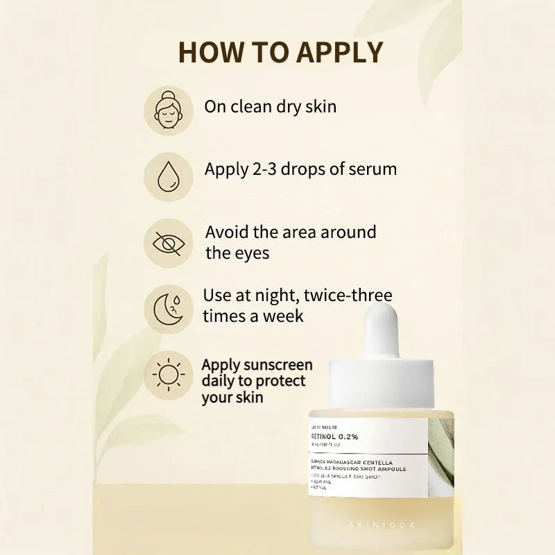 SKIN1004 Centella Retinol 0.2% Ampoule Serum Firming Anti Aging Boost