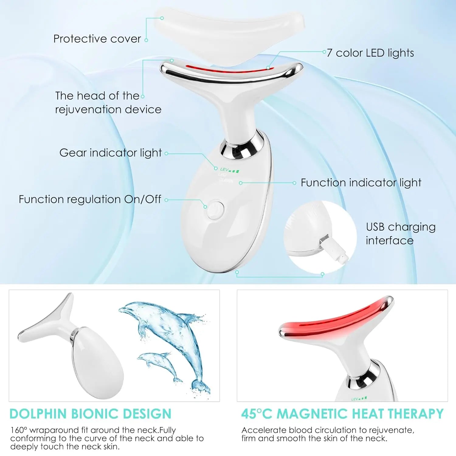 LED Face Massage Wand
