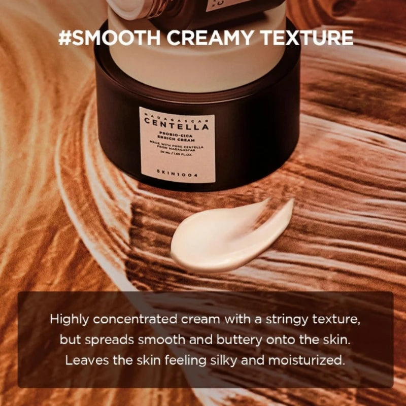 SKIN1004 Centella Probio-Cica Cream Hydrating Anti-Aging Moisturizer