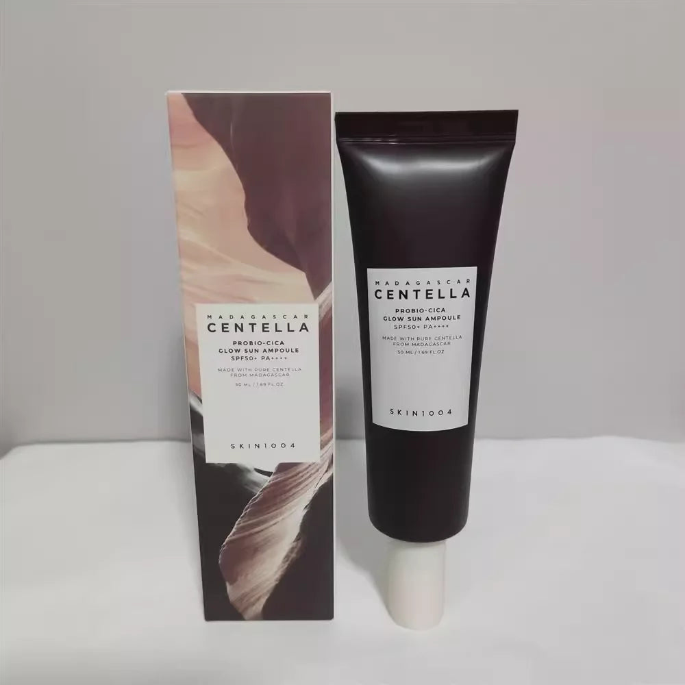 Korean Centella Probio-Cica Glow Suncreen Ampoule SPF50+ Sun Protection and Facial Moisturising Soothing Enrich Cream 50ml
